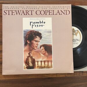 Stewart Copeland Rumble Fish Original Motion Picture Soundtrack LP 1983 A&M